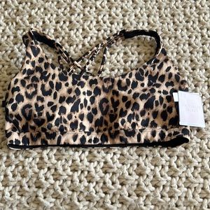 Victoria Secret Leopard Print Sports Bra